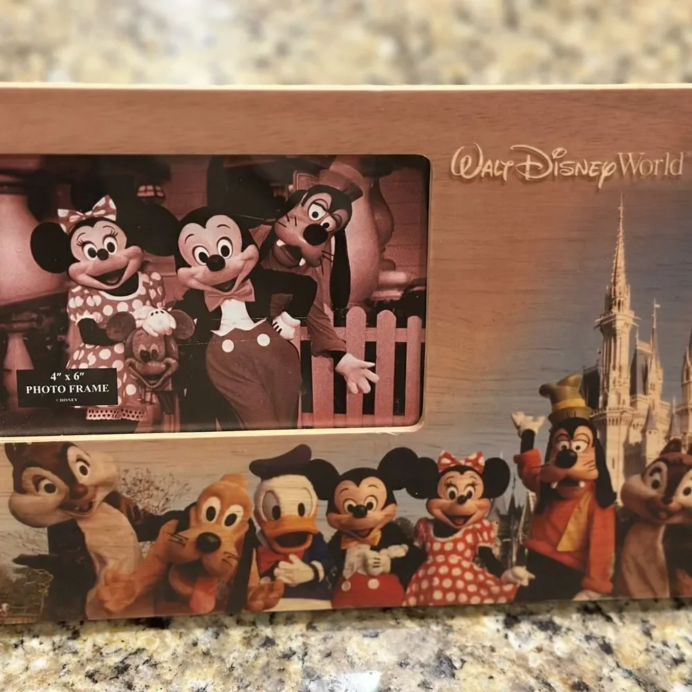 DISNEY PARKS Sustainable Wood Picture Frame